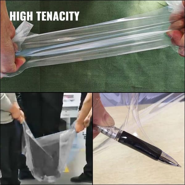 Serrefilm - DUOKU - 10x25 ft - Tykkelse 6 Mil - Polyethylene - UV-bestanding Transparent