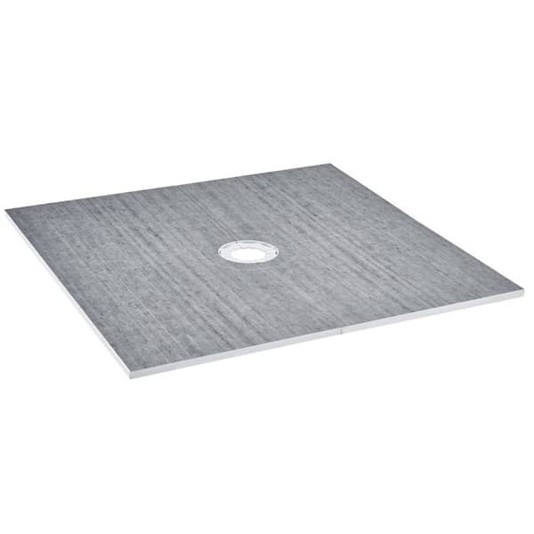 Duschfällan - DUOKU - JQ-7272 - 1828x1828 mm - Centralavlopp 160 mm - Lätt EPS