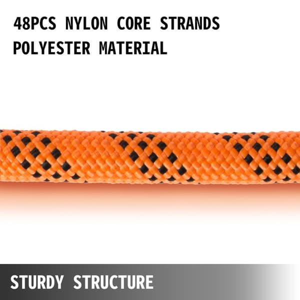 Træk- og belastningsreb - DUOKU - 7/16" x 200 - Polyester - Modstandsdygtighed 3800 kg - Meget holdbart