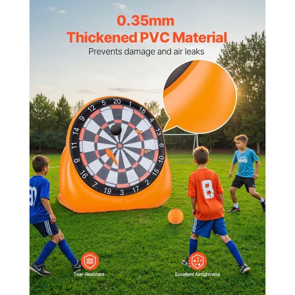Dartspil - DUOKU - FDFFBB-003A-2 - 4 Bolde - 6 Dartpile - 6 Økser
