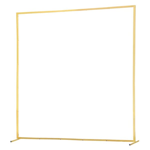 Bröllopsportal - DUOKU - HQGM66FT - 2 x 2 m - Guldmetall - Robust Ram