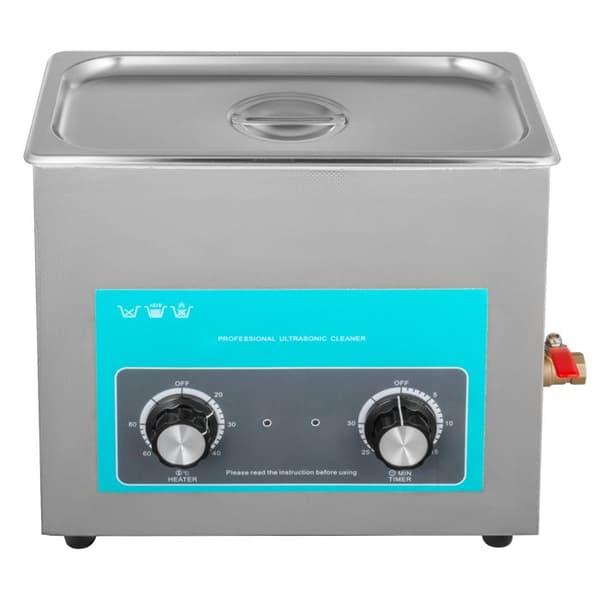 Ultrasonic Rengøringsmiddel-Duoku-6 L-Digital Timer og Opvarmning-Rustfrit Stål-Kontrolknap