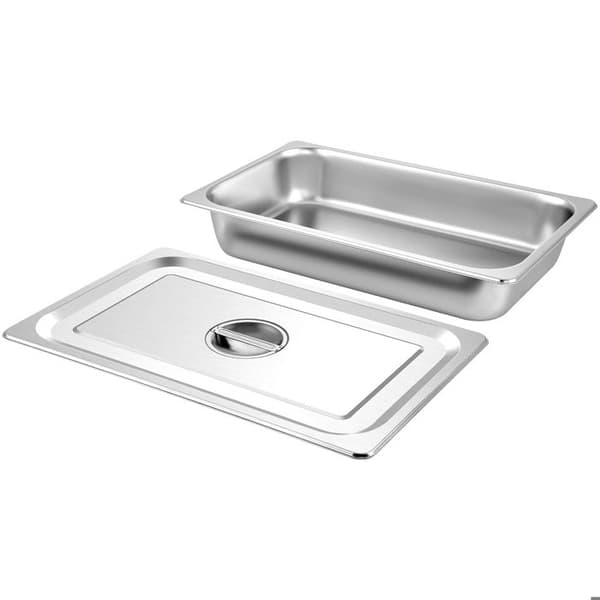 Sæt af 4 Gastro Inox Fødevarebeholdere-Duoku-Fødevarer af 13 L-Non-stick Bageplader