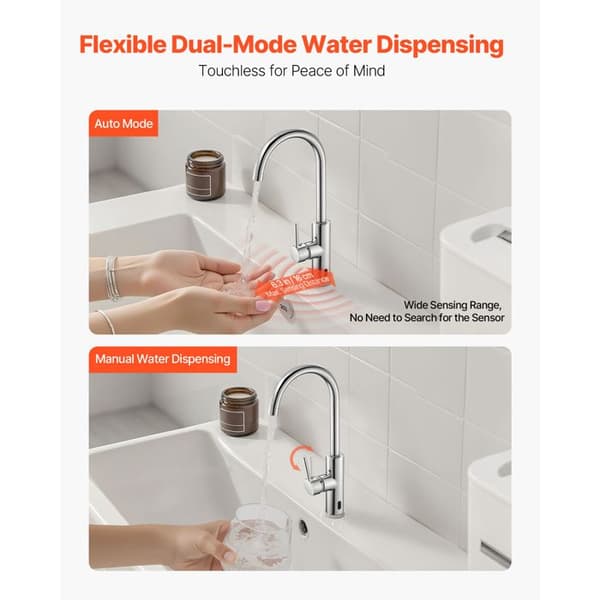 Automatisk Kran - DUOKU - G223 - Rostfritt Stål 304 - Infraröd Sensor - Justerbar Temperatur Pengar