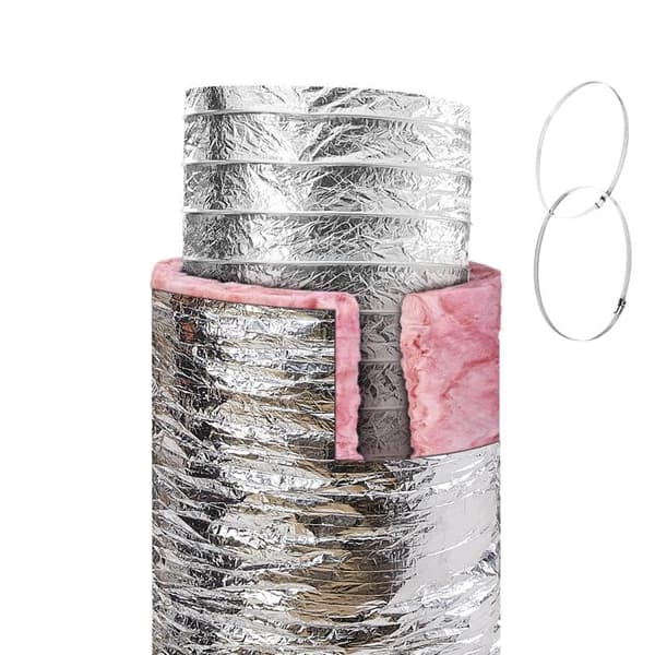 Ventilationsslang - DUOKU - OW258 - R-6.0 - 7,62 m - 258 mm i diameter
