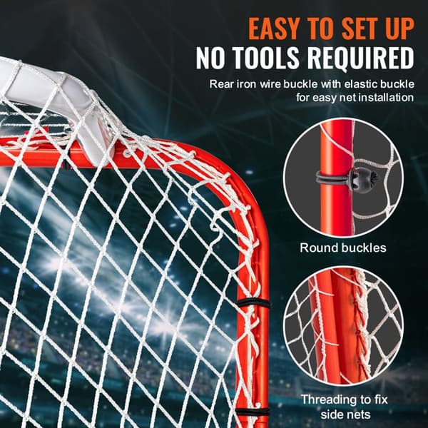 Hockeymål - DUOKU - Model CD-HG04 - Stål - 72 tommer - Multisport
