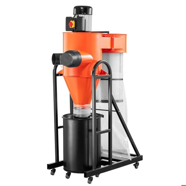 Cykonisk dammsamlare - DUOKU - DC20002 - 1,5 HP - Filtrering 1 mikron - 47,3 L