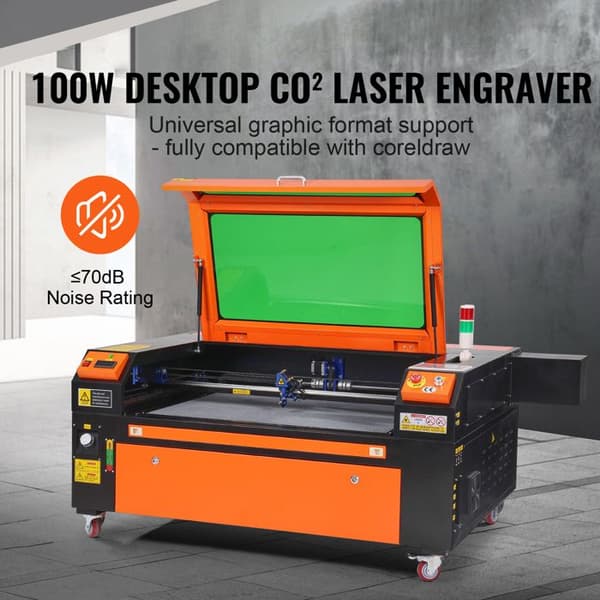 Lasergraver CO2 - DUOKU - KH9060 - 100 W - Kompatibel med LightBurn - Gravurezone 600x900 mm