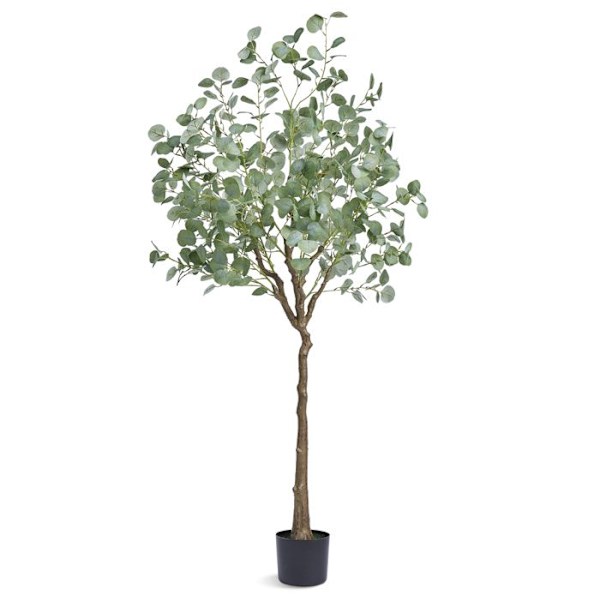 Konstväxt - DUOKU - Eucalyptus - 1,8 m - Anti-tipp - Lättskött Grön