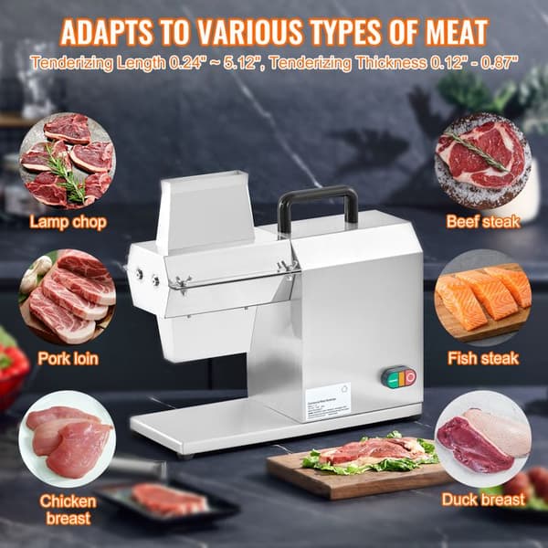Kommersiell Köttmörjare - DUOKU - LT-01 - Rostfritt stål - 450 W - 54 blad
