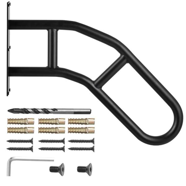 Rampes Murales - DUOKU - HR-03 - Sort Mat - 2 Stykker - Til 1 til 3 Trin