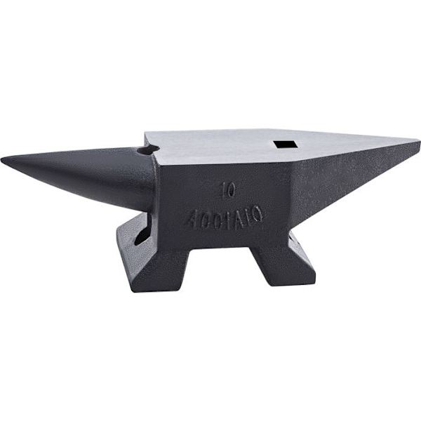 22 Pound Cast Iron Anvil - Duoku - Simple Horn - Large Work Surface - Stable Base - Forging Tool for Bending and Shaping