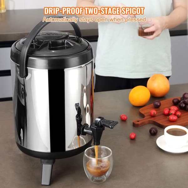 Drikkeautomater - DUOKU - WNS-1 - Rustfrit Stål - 1,5 Gallon - Termisk isoleret