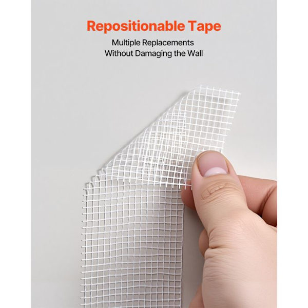 Tape - DUOKU - 5 cm x 45 m - Glasfiber - 36 Ruller - Gipspladefuger Vit