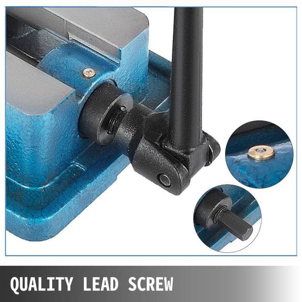 Precisionskruvstycke-Duoku-4 tum-Roterande bas 360 °-Bordsskruvstycke Accu Lock-Bredd 100 mm