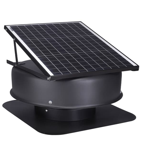 Solventilator - DUOKU - JBSF-320G - 42 W - Luftflöde 2800 CFM - Intelligent termostat Svart