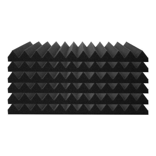 52-pack Akustiska Skumpaneler - Duoku - 30,5 x 30,5 x 2,5 cm - Högdensitets Ljudisolerande Väggpaneler
