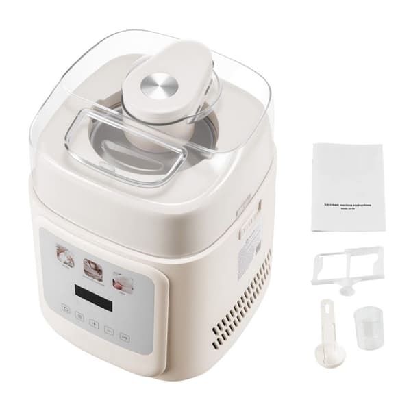 Sorbetmaskine - DUOKU - SU-I04 - 1 L - Integreret Kompressor - 4 Programmer