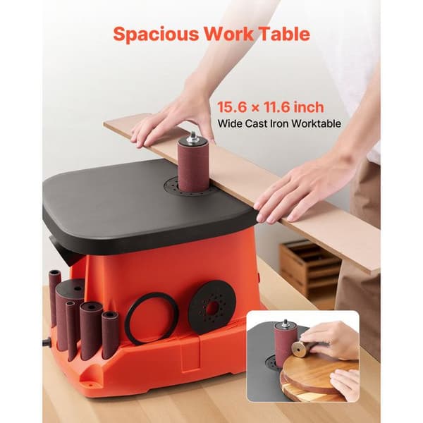 Oscillerande Spindelslip - DUOKU - BOSS200/1 - 2000 varv/min - 16 mm slaglängd - 6 manschetter