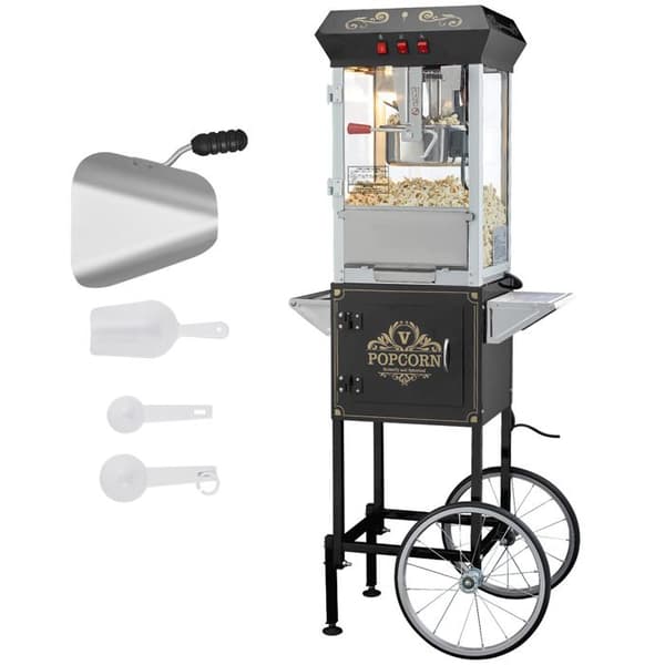 Popcorn-kone - DUOKU - NP08001SEC - 850 W - Vaunu - Karkaistu Lasi Svart
