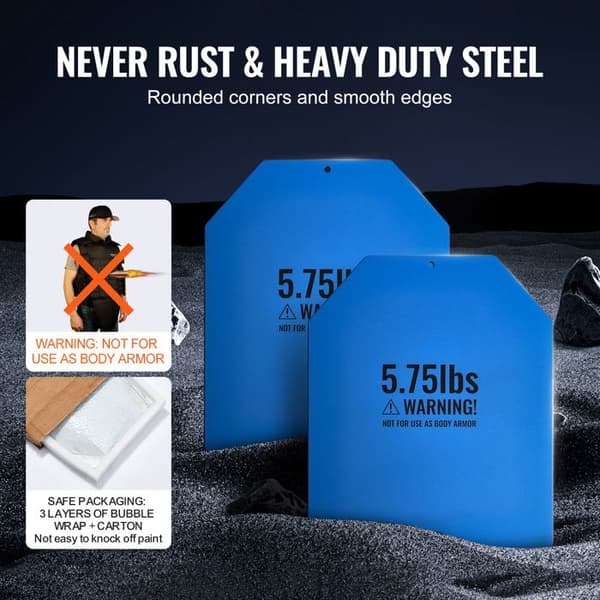 Plaques Lestées - DUOKU - JSPB-5.75LB - 5,75 lb i Stål - Ergonomisk Justering - Mat Blå