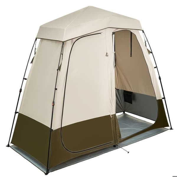 Portable Camping Bruser Telt-Duoku-2500x1220x2180 mm-2 Rum-Oxford 150D Stof