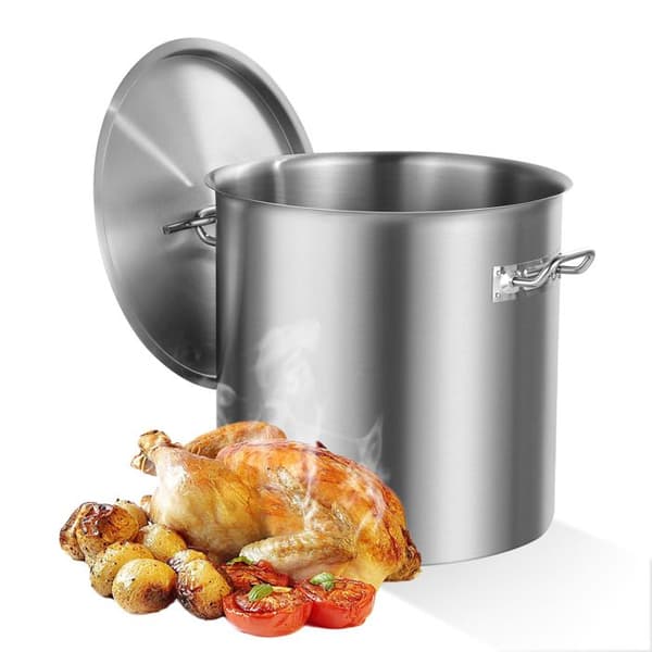 Marmite - DUOKU - SP53QT404003D - 53 Liters - Rostfritt Stål - Lock Inkluderat