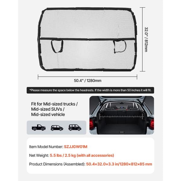 Autoeste koirille-Duoku-127 cm etupenkkien autoeste läpinäkyvällä verkolla-Yleinen