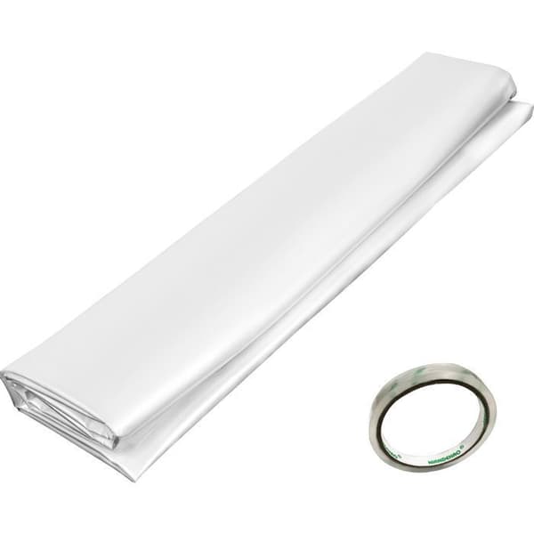 Serrefilm - DUOKU - 10x25 ft - Tykkelse 6 Mil - Polyethylene - UV-bestanding Transparent