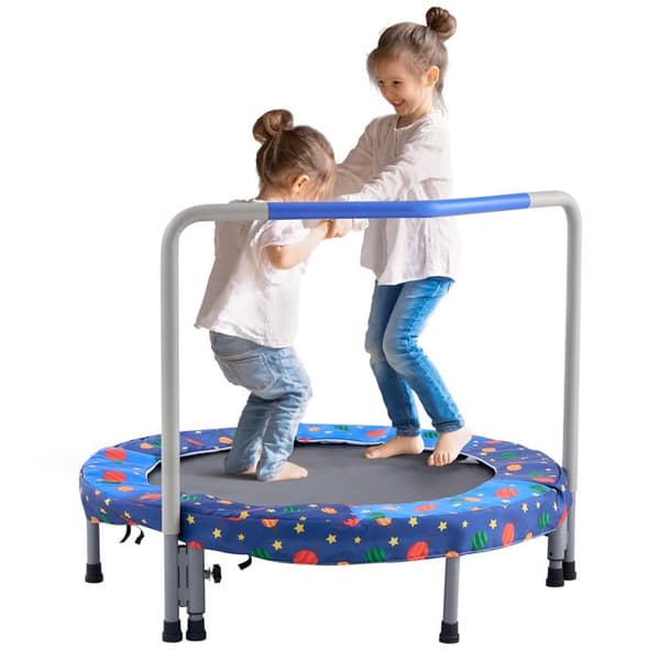 Trampolin - DUOKU - 36 tum - Fällbar - Inomhus/Utomhus - Med Handtag