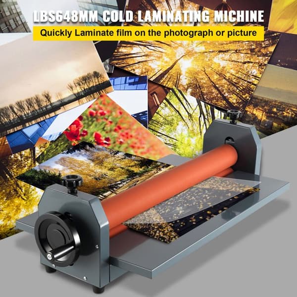 Manuell plastifieringsmaskin - DUOKU - LBS650 - Bredd 648 mm - Max tjocklek 35 mm - Silikonrulle 65 mm