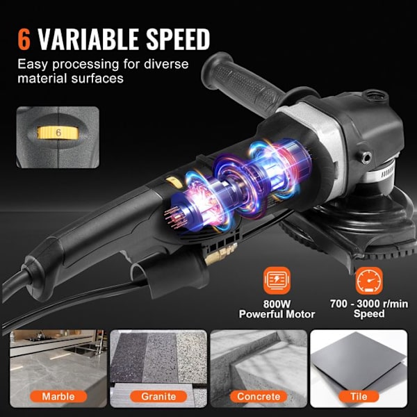 Fugtpudser - DUOKU - MY3017 - 800 W - 6 Variable Hastigheder - 4 kg