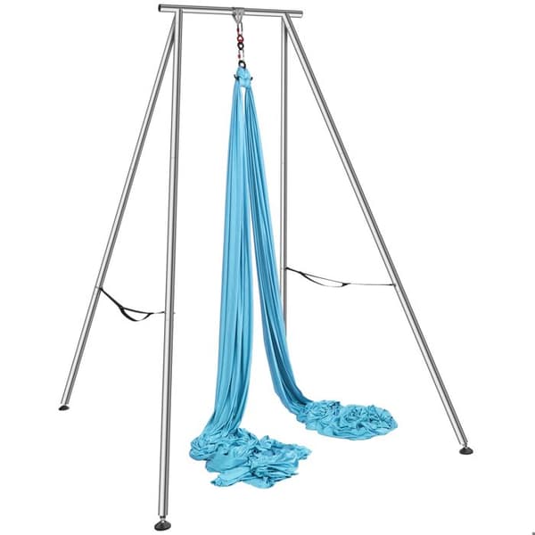 Luftens Yogahammock - DUOKU - Professionellt stöd 2,95 m - Polyester - 250 kg - Blå blå