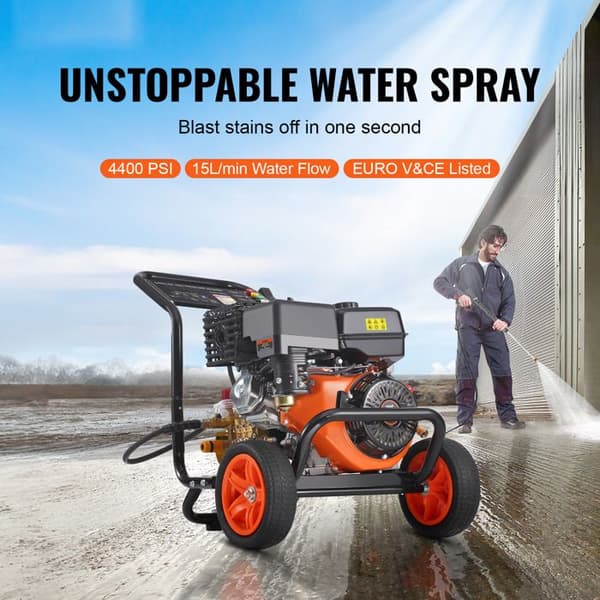 Högtryckstvätt - DUOKU - G250A - 4400 PSI - 15 L/min - Kopparpump