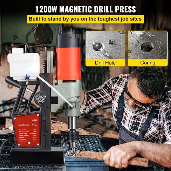 Magnetbor - DUOKU - VV-MD-UK2 - 1.57" Borediameter - Variabel Hastighed - 1200W