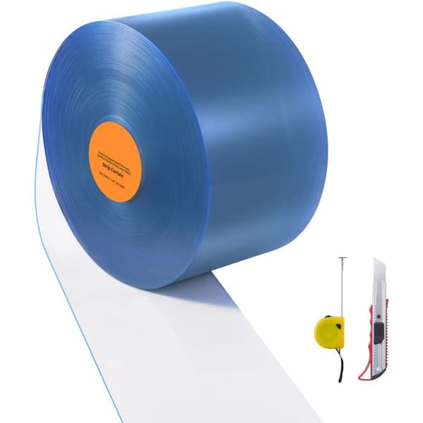 Gardin - DUOKU - 150 ft x 8 in - PVC Transparent - Indendørs - Vaskbar