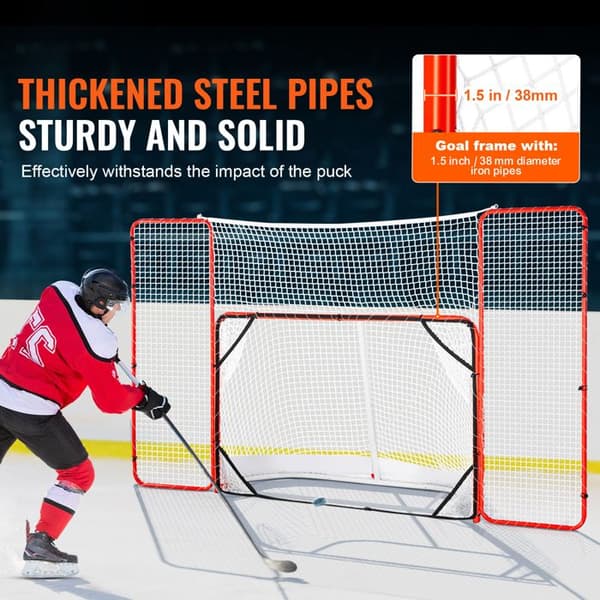 Hockeymål - DUOKU - Model CD-HG04 - Stål - 72 tommer - Multisport