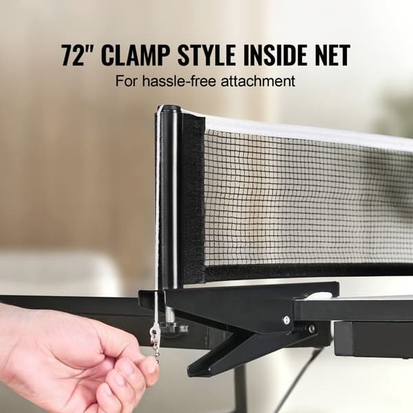 Ping-pong bord - DUOKU - VT002-18 - Indendørs MDF - Foldbart - Hurtigspændingsnet