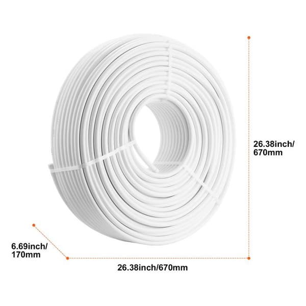 PEX AL PEX Rør Gulvvarme-Duoku-200 m Rulle PEX-AL-PEX Komposit Aluminium-Tykkelse 2 mm