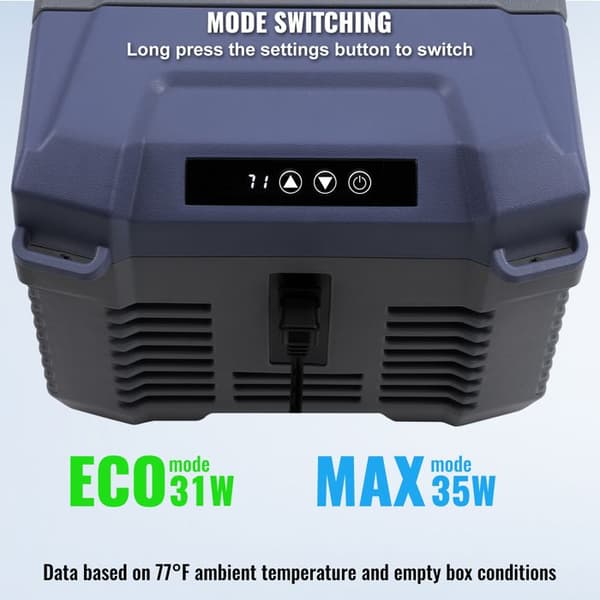 Bilhålskyla - DUOKU - 9 L - Bärbar 12 V - Justerbar temperatur - 45 W