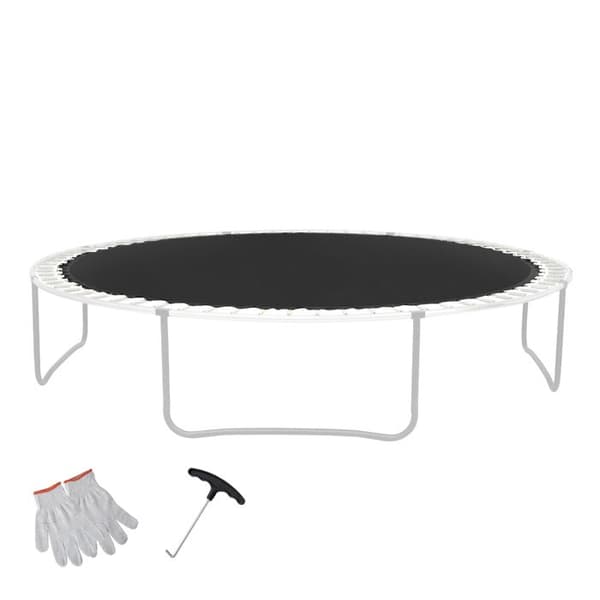 Trampolinmåtte - DUOKU - 15 Fødder - Diameter 403 cm - Fjederlængde 7 Tommer - 5,3 kg