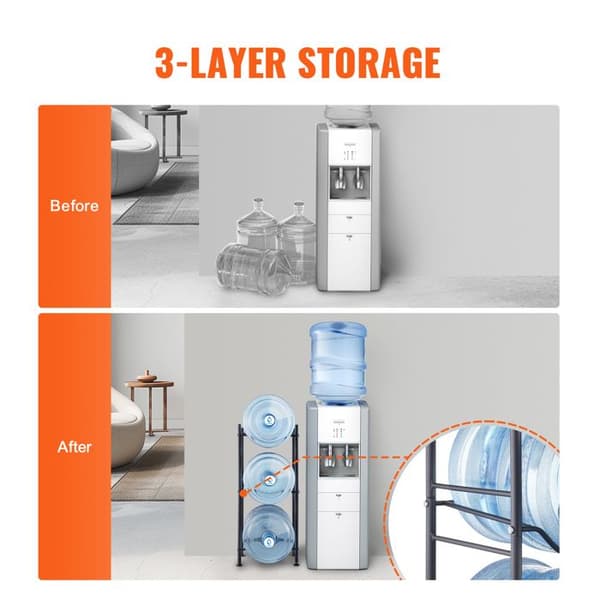 Stöd För Karaff-Duoku-3 Nivåer-Stöd För Flaskor på 5 Gallon-Stöd För Vattendekaraff Robust-För Kök