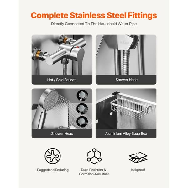Stålbadekar til Dyr-Duoku-127 cm-Udviklet med Trappe, Filtreringspanel-Højre
