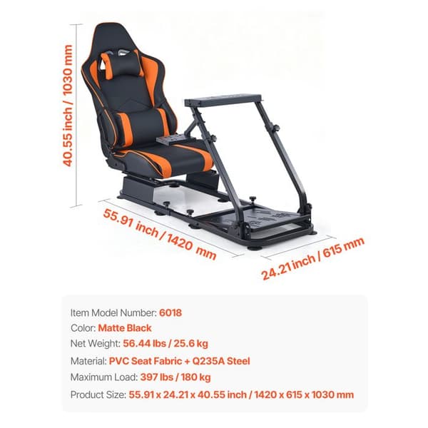 Ratstøtte til kørselssimulator-Duoku-med dobbelt arm-kompatibel med pedaler Logitech G25-G27-Thrustmaster T300RS