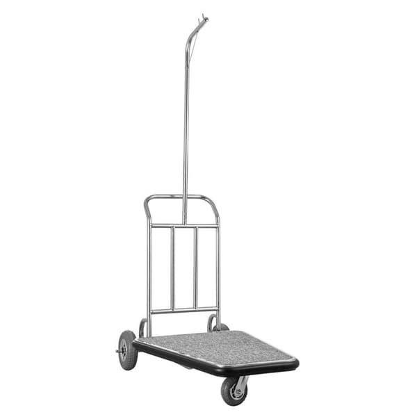 Bagagevogn - DUOKU - Model X-127 - Kapacitet 272 kg - Rustfrit Stål - 3 Gummihjul Pengar