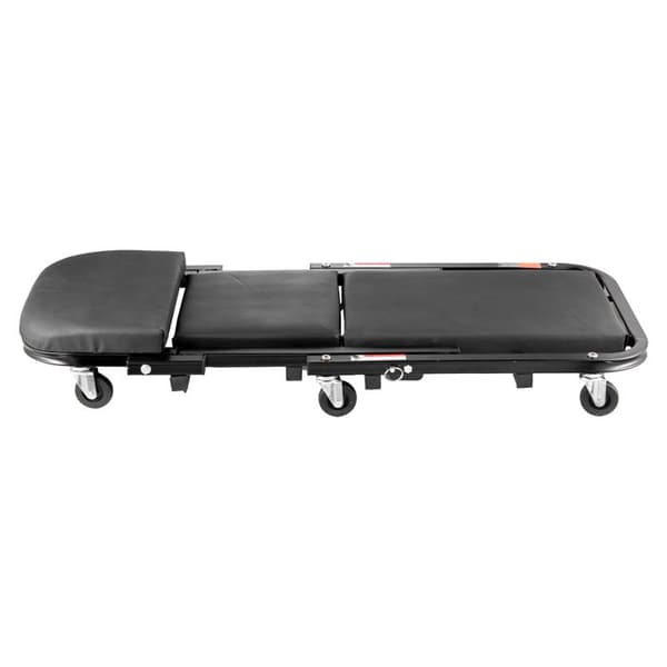 Sammenklappelig Garage Creeper - Duoku - 1016 mm - Kapacitet 204,1 kg - Kulstofstål - Sort