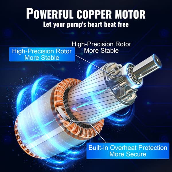 Sänkbart Pumpar - DUOKU - 4SDM4/14 - 1100 W - Flöde 7,1 m³/h - Höjd 105 m