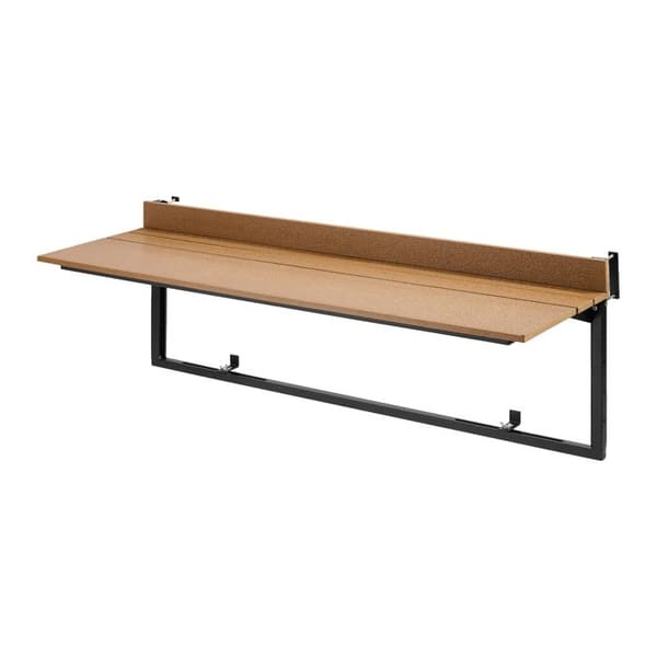 Balkongfällbord 120x37 cm - Duoku - Fällbart bord anpassat för terrass- och utomhusräcken, justerbar höjd