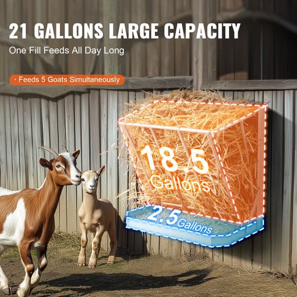 Högtalare för Hö - DUOKU - 21 Gallon - 2 i 1 - Väggmonterad - Kolfiberstål