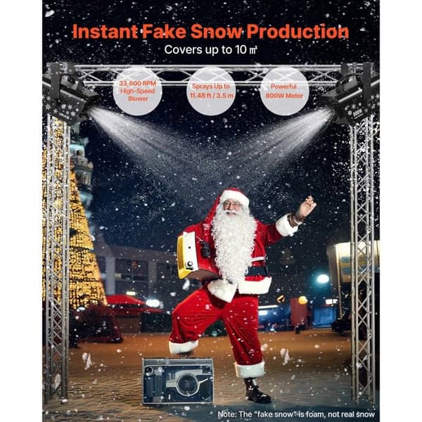Snömaskin - DUOKU - LM-O-1500 - 1500 W - Tank 5 L - Bärbar/Hängande
